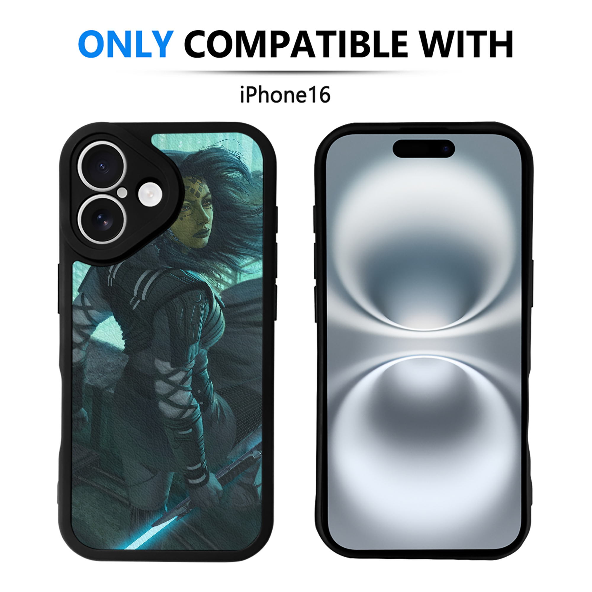（画像用） スター・ウォーズ Star Wars 【iPhone 16シリーズ対応】シリコンスマホケース（レザー調） 材質：シリコン